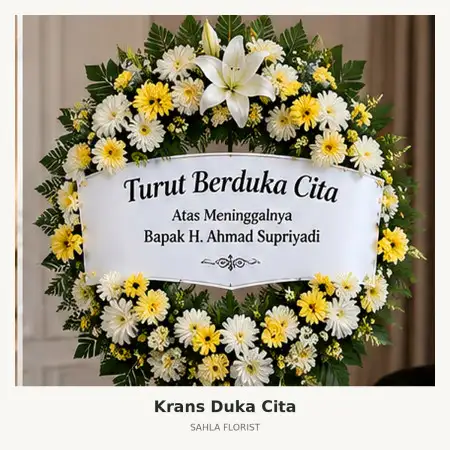 Krans Bunga Duka Dharmasraya